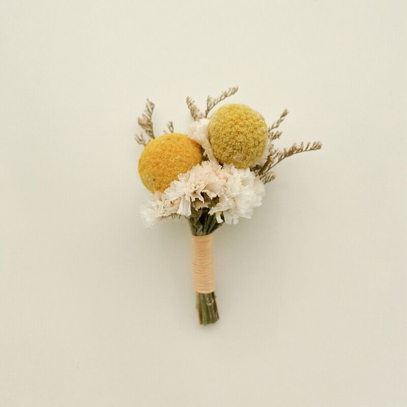 Rózsa szárazlevél-erezetű virágkorzá, 999 márka — esküvői kiegészítő menyasszony és vőlegény részére