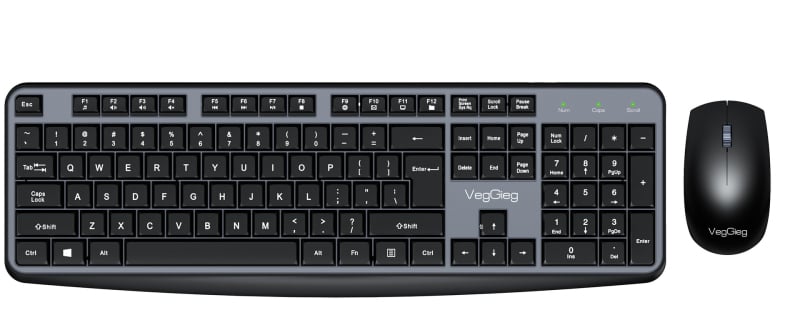 Weige жичен комплект клавиатура и мишка – USB, 1,8 m кабел, 1200 dpi, ергономичен, водоустойчив