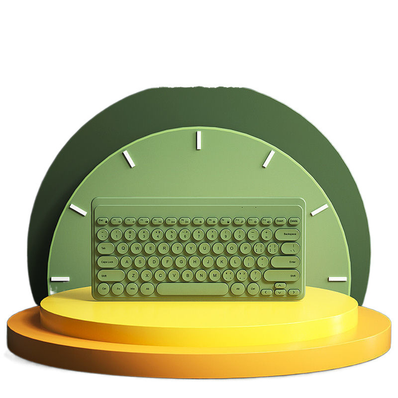 Set tastatură și mouse Bluetooth fără fir, tastatură mecanică, fără iluminare, nu este rezistent la apă