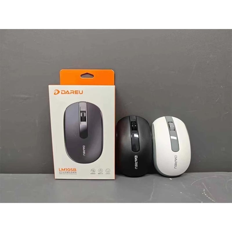 LM106G безжична USB мишка, 2.4G връзка, 1000 DPI, 3 бутона, ергономичен дизайн