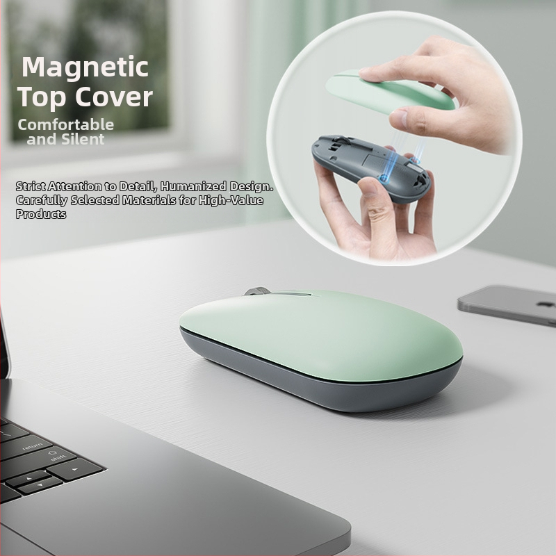 Bežična miša – 1600dpi, 4 tipke, USB 2.4GHz prijemnik, punjiva