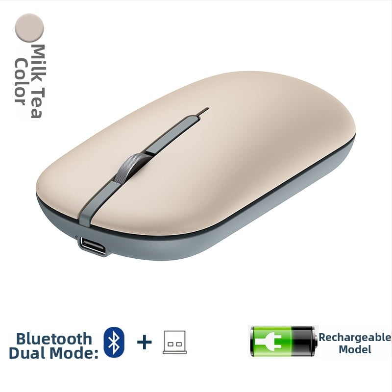 Bežična miša – 1600dpi, 4 tipke, USB 2.4GHz prijemnik, punjiva