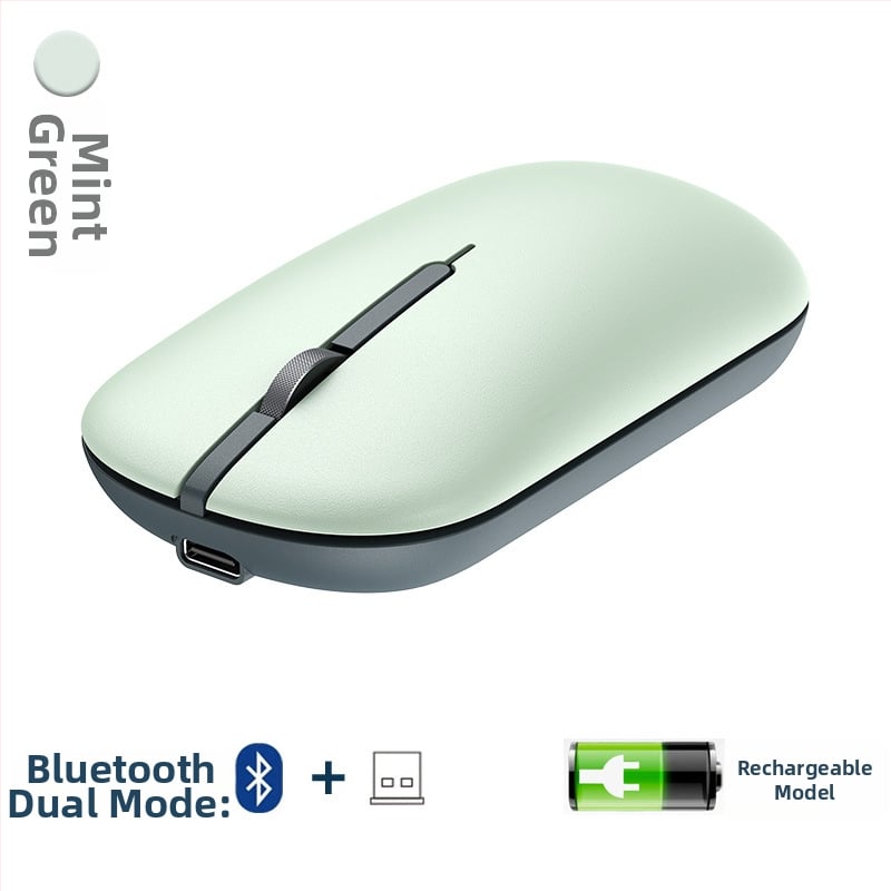 Bežična miša – 1600dpi, 4 tipke, USB 2.4GHz prijemnik, punjiva
