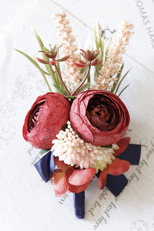 Art Accord 292 corsage esküvőre, textil anyag, kínai stílus, csomagolás OPP