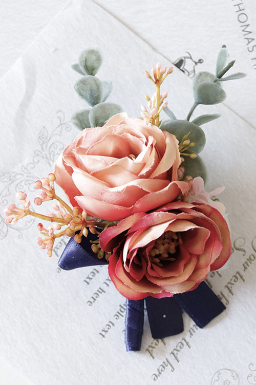 Art Accord 292 corsage esküvőre, textil anyag, kínai stílus, csomagolás OPP