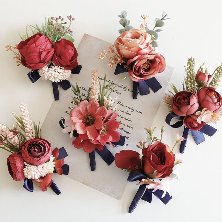 Art Accord 292 corsage esküvőre, textil anyag, kínai stílus, csomagolás OPP