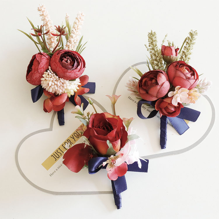 Art Accord 292 corsage esküvőre, textil anyag, kínai stílus, csomagolás OPP