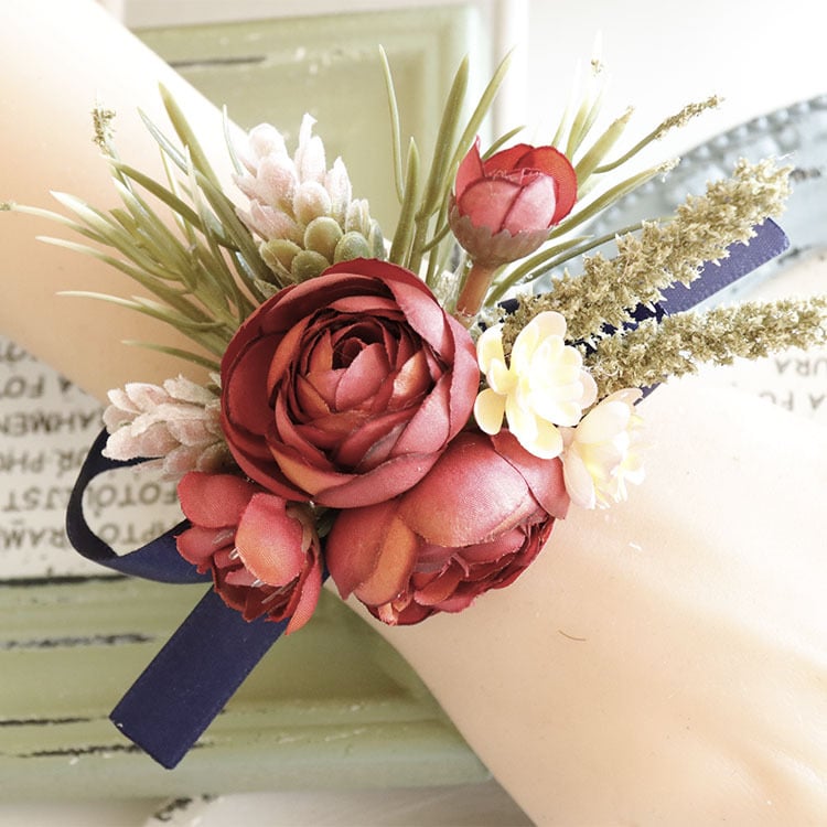 Art Accord 292 corsage esküvőre, textil anyag, kínai stílus, csomagolás OPP