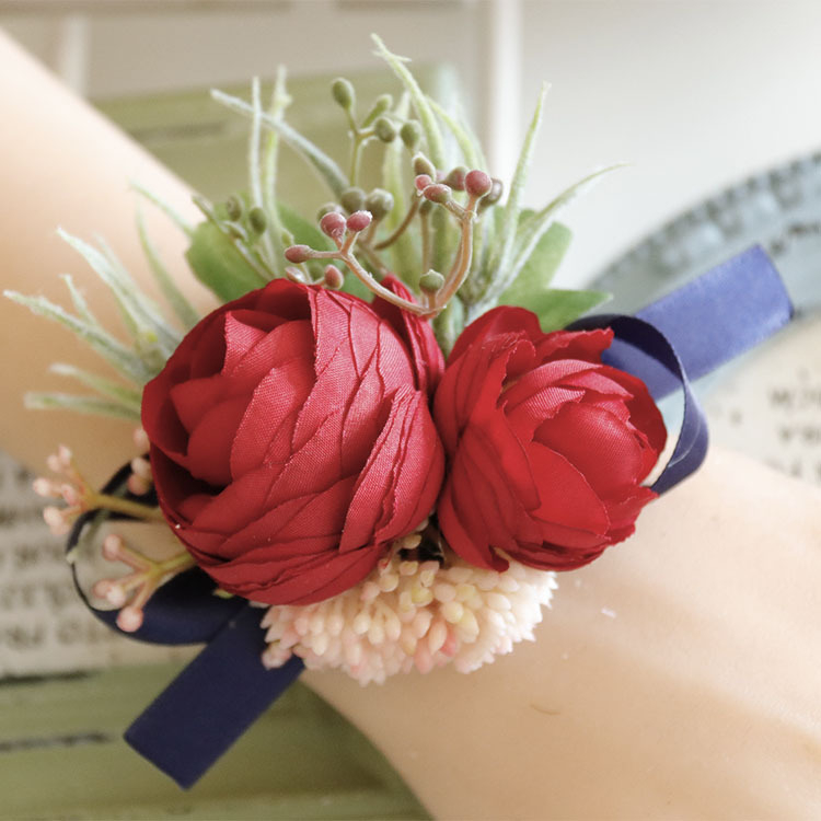 Art Accord 292 corsage esküvőre, textil anyag, kínai stílus, csomagolás OPP