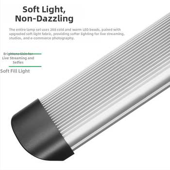 LED svetlo s dvojitým ramenom pre živé vysielanie a fotografovanie, model AL-20, 10-50W, 5V, zvislá montáž