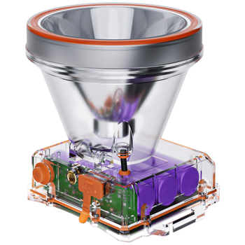 Подводен LED челник за гмуркане, водоустойчив, 10000 mAh, 300W, обхват 500 м+