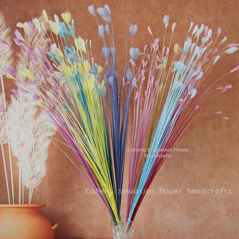 Simulated Peacock Grass vjenčani ukras - plastika, stiliziranje i ubrizgavanje, model 35541664233, za vjenčanja, vanjske prostore i foto rekvizite