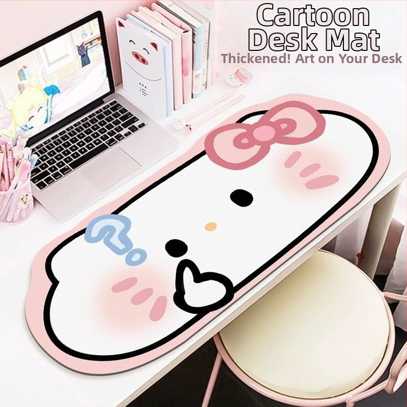 Malý gumový podložka pod myš, protišmyková, jednostraná, tlač s možnosťou vlastného loga, japonský jednoduchý štýl, svetlé prvky.