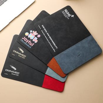 Podložnica za miš s bežičnim punjenjem, PU materijal, jednostrani, prilagodba dostupna