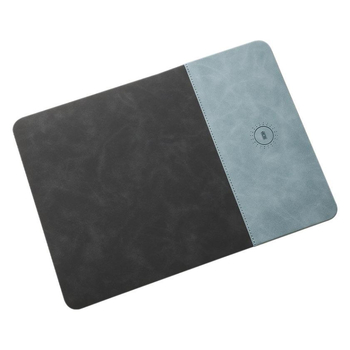 Podložnica za miš s bežičnim punjenjem, PU materijal, jednostrani, prilagodba dostupna