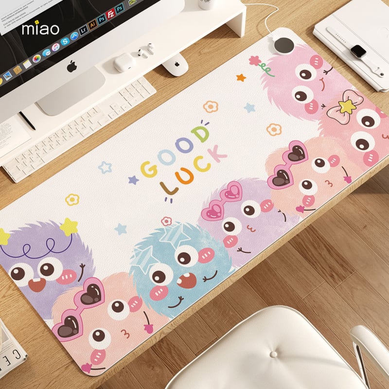 Intelligens hőmérséklet-vezérlésű melegedő egérpad, hálózati csatlakoztatású 220V, 85W, alumínium hőelvezető lemez