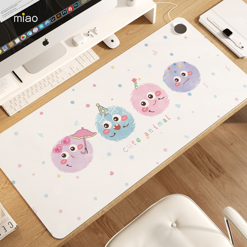 Intelligens hőmérséklet-vezérlésű melegedő egérpad, hálózati csatlakoztatású 220V, 85W, alumínium hőelvezető lemez