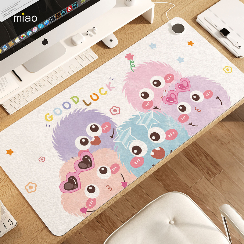 Intelligens hőmérséklet-vezérlésű melegedő egérpad, hálózati csatlakoztatású 220V, 85W, alumínium hőelvezető lemez