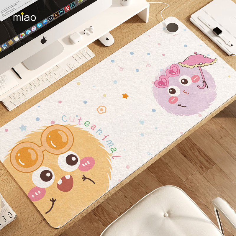 Intelligens hőmérséklet-vezérlésű melegedő egérpad, hálózati csatlakoztatású 220V, 85W, alumínium hőelvezető lemez