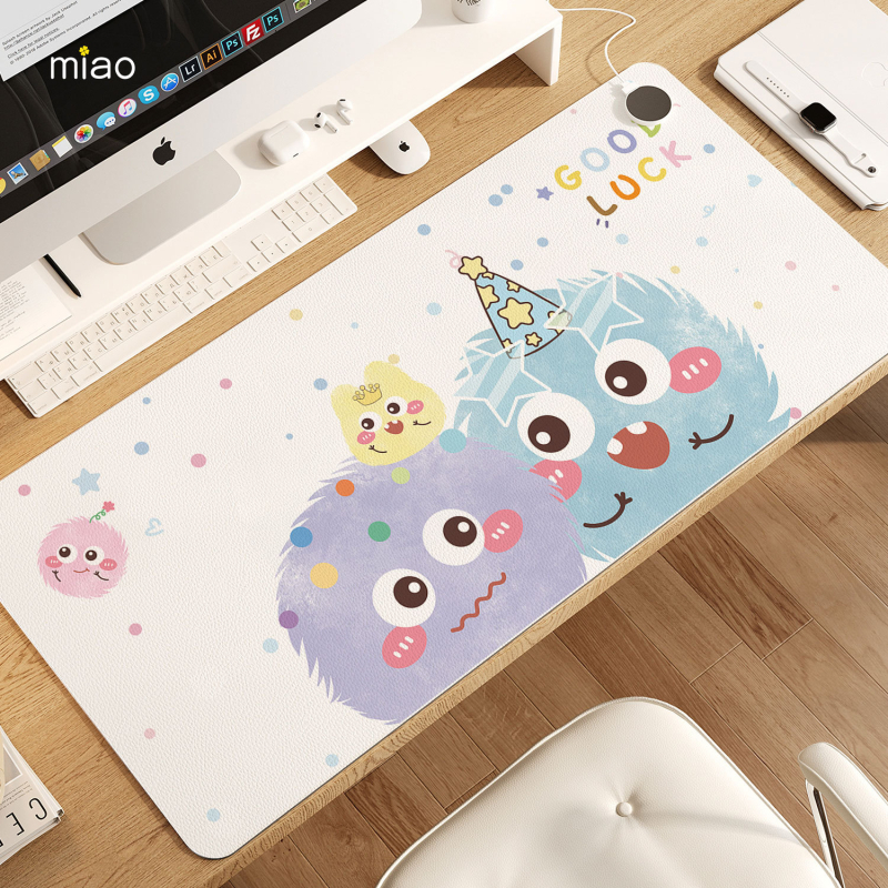 Intelligens hőmérséklet-vezérlésű melegedő egérpad, hálózati csatlakoztatású 220V, 85W, alumínium hőelvezető lemez