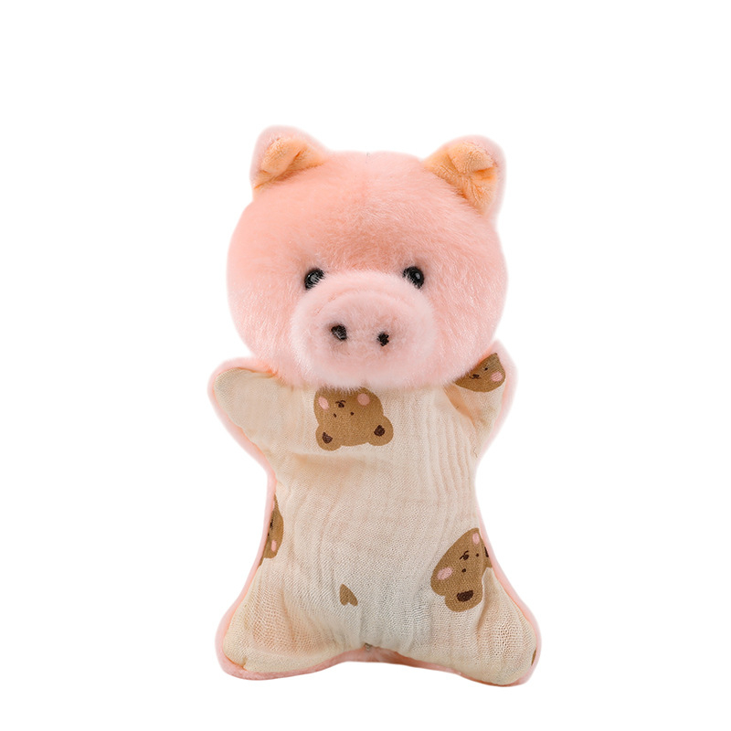 Păpușă plușată tip bean bag cu pernă pentru mouse, pluș scurt, umplutură PP cotton, potrivită pentru 14+