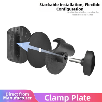 Suport fotografic pentru masă și podea – construcție din plastic și metal, sarcină maximă 6–10 kg, compatibil cu suporturi de podea și masă