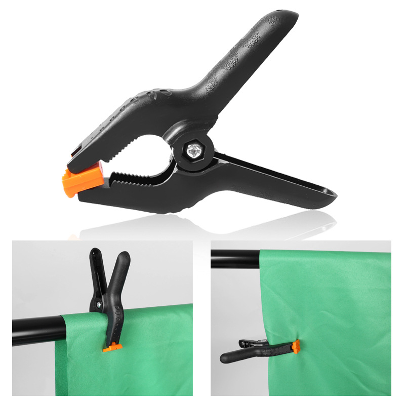 Fono rėmas produktų fotografavimui – metalinio/geležies vamzdžio rėmas; svoris 3 kg+; komplekte stovas, klipai ir krepšys