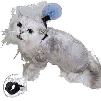 Kaķa vannas piesaistes līdzeklis ar anti-skrāpējošu kakla auklu – Zīmols Unique; Kategorija: Citas tīrīšanas un skaistumkopšanas preces; Piemērots: kaķiem