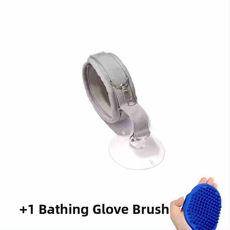 Kaķa vannas piesaistes līdzeklis ar anti-skrāpējošu kakla auklu – Zīmols Unique; Kategorija: Citas tīrīšanas un skaistumkopšanas preces; Piemērots: kaķiem