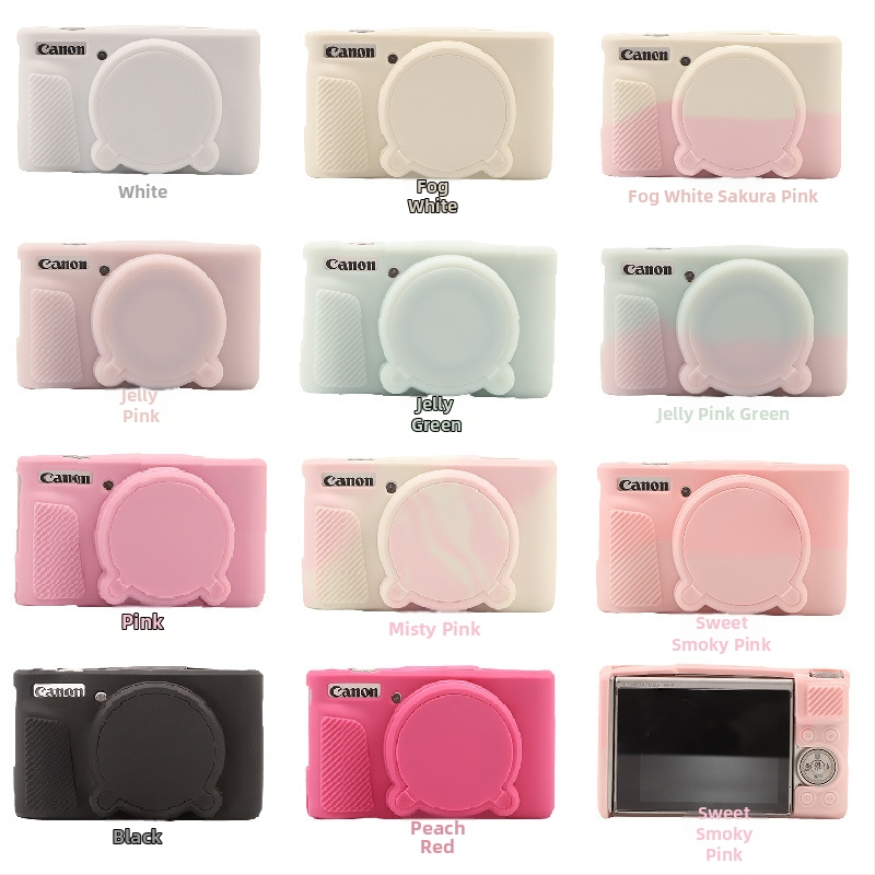 Silikónové púzdro pre Canon SX740/SX730 – odolné voči opotrebeniu a proti rezu (štýl kabelky)