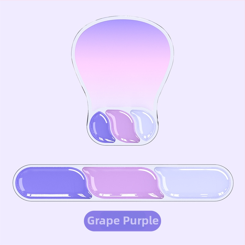 Podložka pod myš s opierkou zápästia, Water drop wristband model, gumová podložka, tlač termotransferom