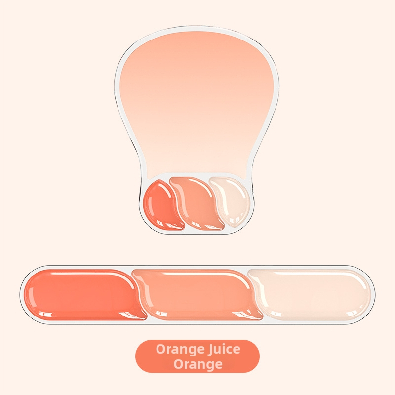 Podložka pod myš s opierkou zápästia, Water drop wristband model, gumová podložka, tlač termotransferom