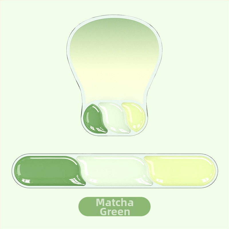 Podložka pod myš s opierkou zápästia, Water drop wristband model, gumová podložka, tlač termotransferom