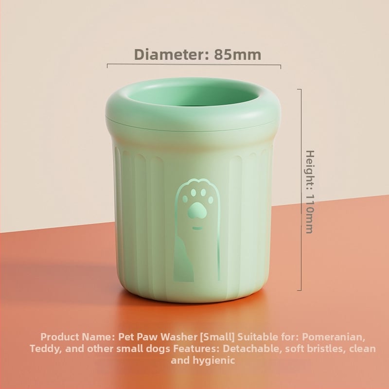 Cana automată de spălat lăbuțe pentru câini, din plastic, brand Wood ding ding, ambalaj de 20 bucăți, potrivit pentru câini