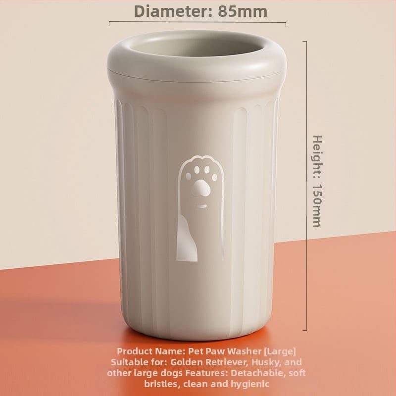 Cana automată de spălat lăbuțe pentru câini, din plastic, brand Wood ding ding, ambalaj de 20 bucăți, potrivit pentru câini