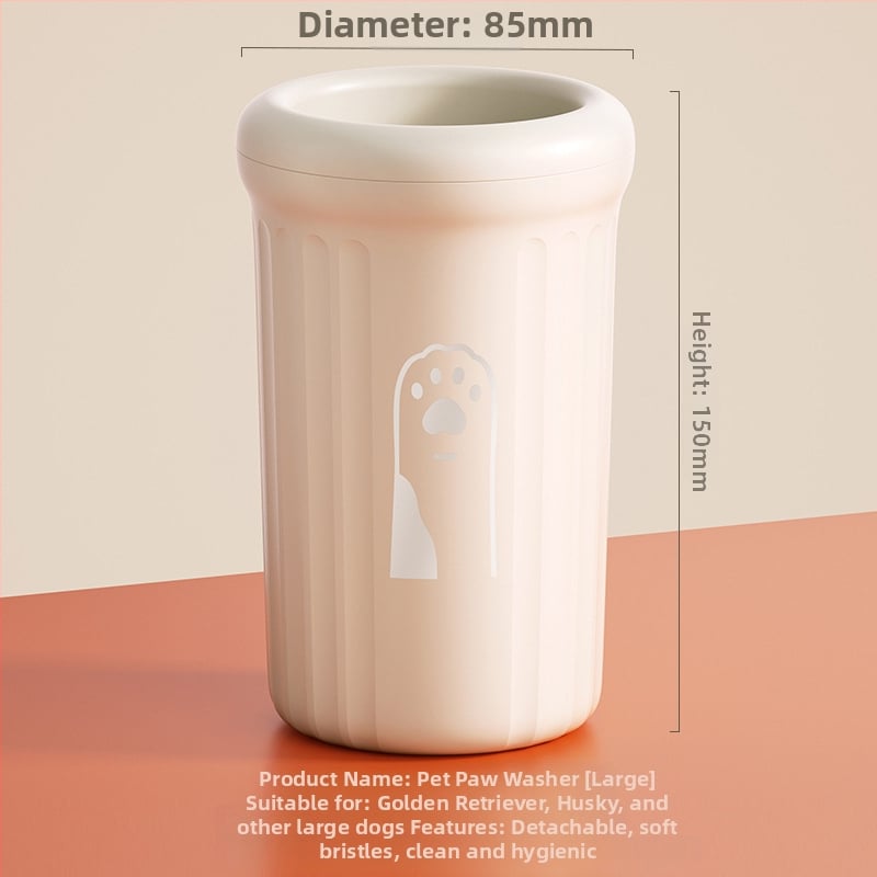 Cana automată de spălat lăbuțe pentru câini, din plastic, brand Wood ding ding, ambalaj de 20 bucăți, potrivit pentru câini