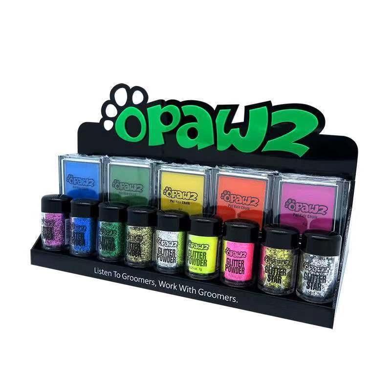 Pulbere de vopsea pentru blana câinilor — Small Paw Print, pachet de 50 buc.