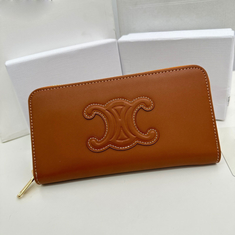 Γυναικείο πορτοφόλι από γνήσιο δέρμα, διπλής στρώσης βοδινού δέρματος, δύο πτυχώσεις, επεκτάσιμο, ρετρό στυλ Ευρώπη-Αμερική