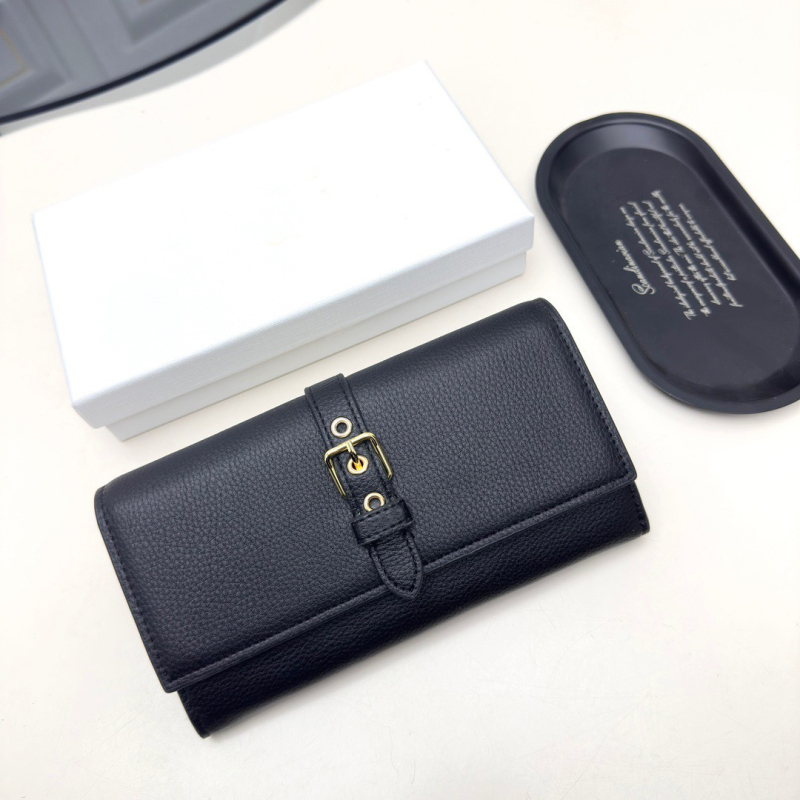 Γυναικείο πορτοφόλι από γνήσιο δέρμα, διπλής στρώσης βοδινού δέρματος, δύο πτυχώσεις, επεκτάσιμο, ρετρό στυλ Ευρώπη-Αμερική