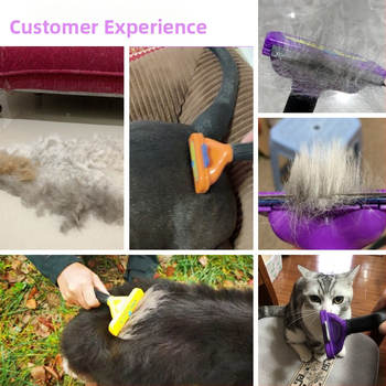 TYRONE Pieptene cu ace pentru pisici și câini — oțel inoxidabil, instrument de îngrijire a blănii, elimină păr liber