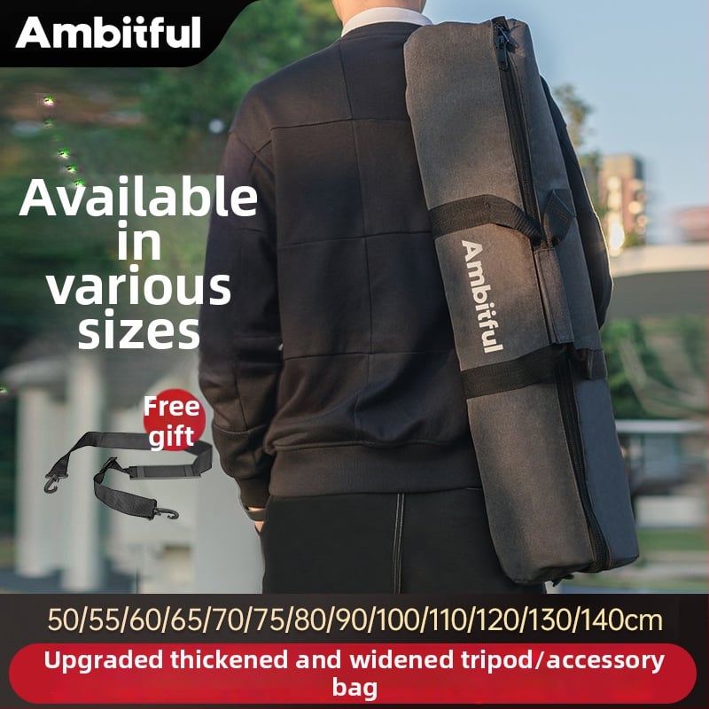 Statīvu soma un lampas statīva soma, uzlabots biezāks un platāks dizains, liela ietilpība, Oxford audums