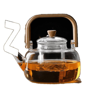 Stikla tējnīca ar augstu temperatūras izturību, jauda 4 L vai vairāk, 380 V / 1000 W, datoru tipa vadība