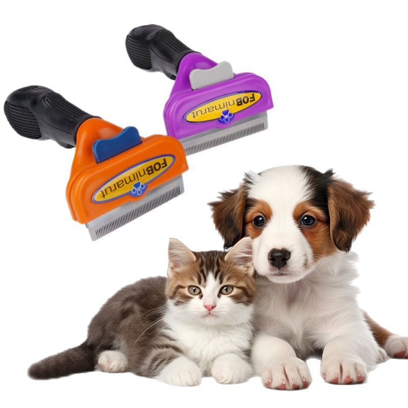 Pieptene din oțel inoxidabil pentru câini, Dot, 60 buc