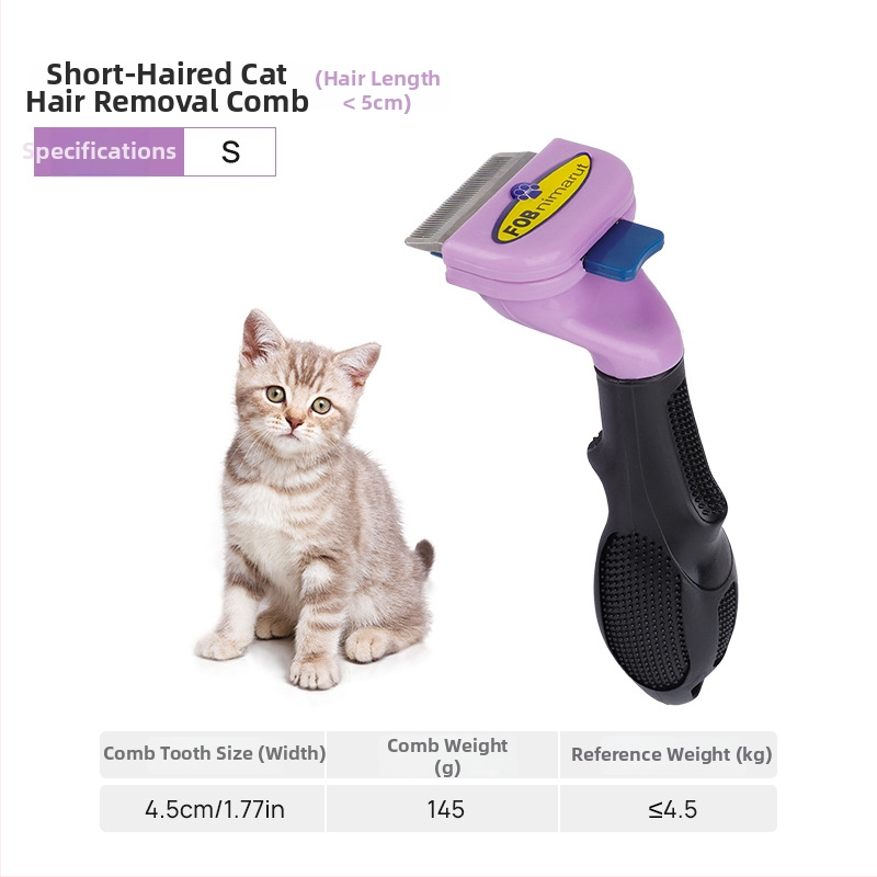 Pieptene din oțel inoxidabil pentru câini, Dot, 60 buc