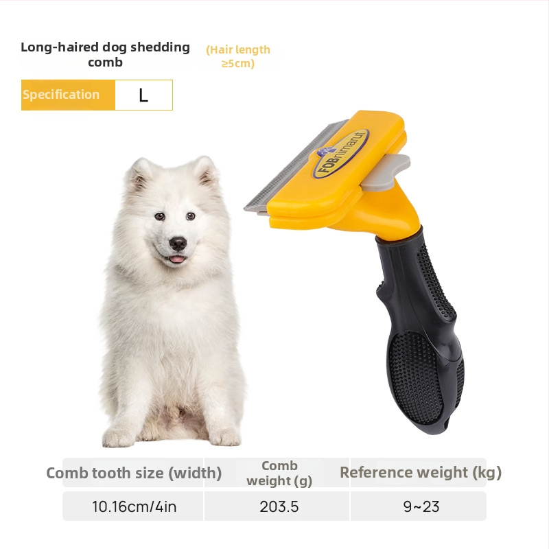 Pieptene din oțel inoxidabil pentru câini, Dot, 60 buc