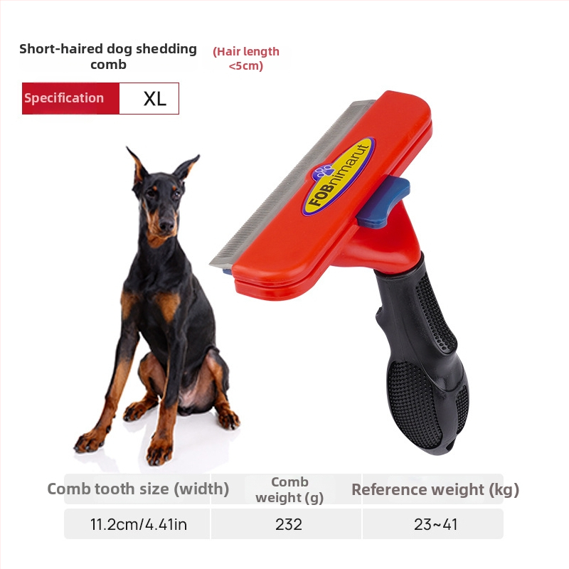 Pieptene din oțel inoxidabil pentru câini, Dot, 60 buc