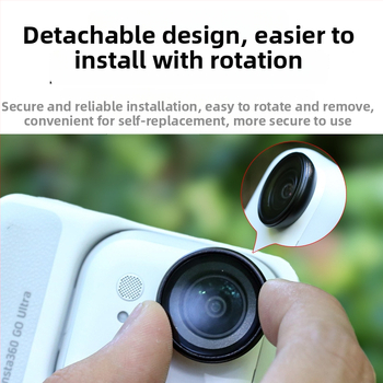 Filtru de protecție pentru obiectiv Insta360 GO Ultra — CPL polarizat, ND8/16/32/64, Sticlă optică