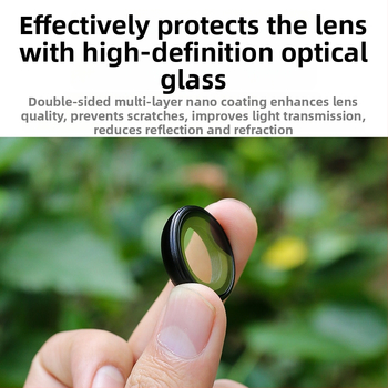 Filtru de protecție pentru obiectiv Insta360 GO Ultra — CPL polarizat, ND8/16/32/64, Sticlă optică