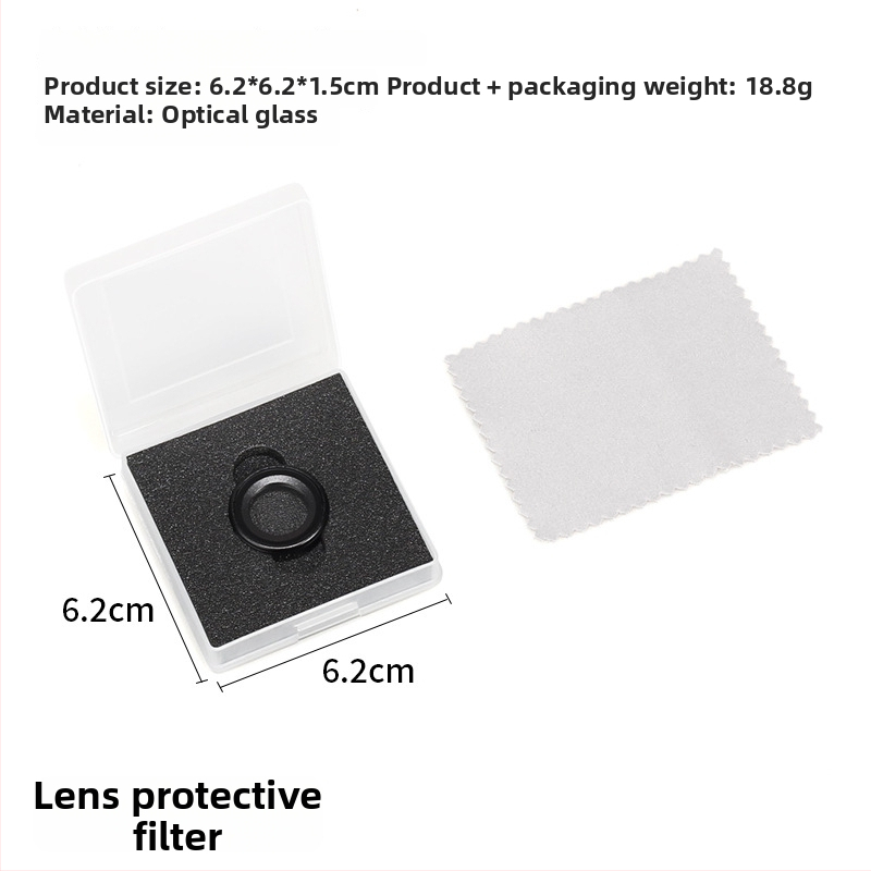 Filtru de protecție pentru obiectiv Insta360 GO Ultra — CPL polarizat, ND8/16/32/64, Sticlă optică