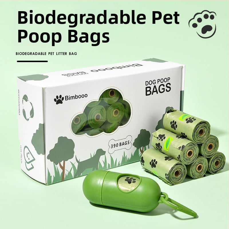 Σκούπα αποβλήτων σκύλου σε συσκευασία – παχύτερη, πλήρως αποικοδομήσιμη κατασκευή, τύπος ρολού, υλικό EPA, με βιοδιασπώμενες σακούλες